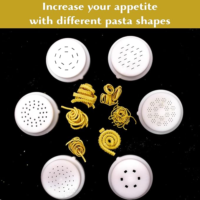 Casarecce Pasta Shape Discs Fit For Philips Automatic Pasta & Noodle Maker, Philips Pasta Maker Attachments, Kitchen Appliances, Accessory Kit (Casarecce)