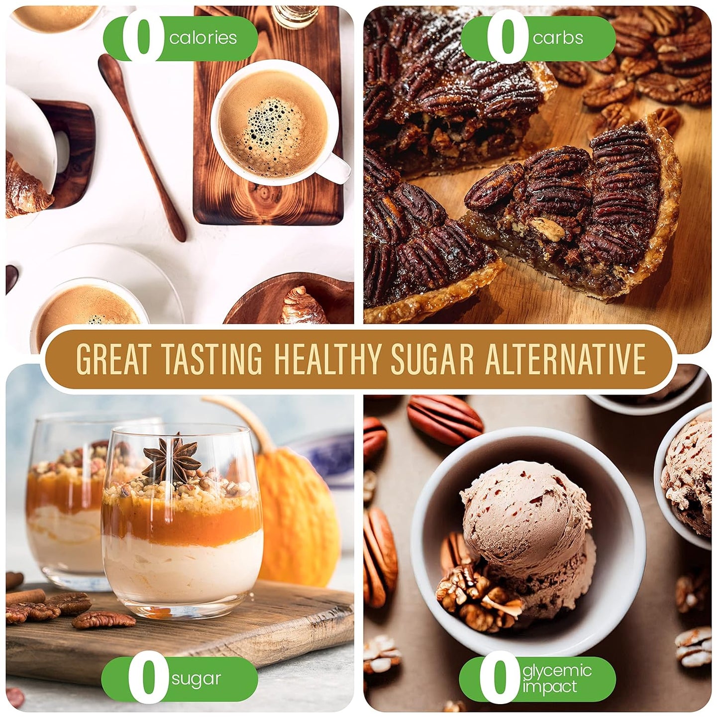 Stevia Select Butter Pecan Flavored Liquid Stevia ā Zero Calorie Coffee, Tea, Drink & Baking Sweetener, All-Natural, No Erythritol, Keto-Friendly Sugar Alternative, 300 Servings ā 2 Oz (1 Pack)