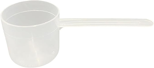 55 mL (55 CC | 1.86 Oz.) Long Handle Scoop for Measuring Coffee, Pet Food, Grains, Protein, Spices and Other Dry Goods (Pack of 100)