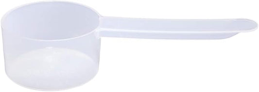 Plastic Measuring Scoop, (25 cc | 5 tsp | 1.67 Tablespoon | 25 mL) Long Handle Spoons for Powders, Granules, Coffee, Pet Food, Baking Supplies, Protein and Other Dry Goods, BPA Free (Set of 1)