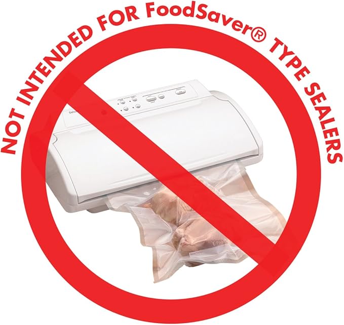 UltraSource - Chamber Machine Pouches 3 Mil Thickness, 8" x 12", Pack of 250 Vacuum Chamber Pouches, BPA-Free Pre-Cut Chamber Vacuum Sealer Bags with tear notch