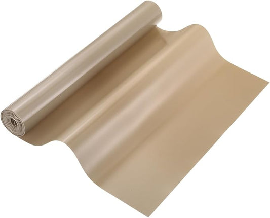 uxcell 11.8IN x 7.9FT Silicone Baking Mat Rolls, Heat Resistant Baking Mats, Non-Stick Pastry Mats, Non-Slip Countertop Mats, Refrigerator Liners Beige