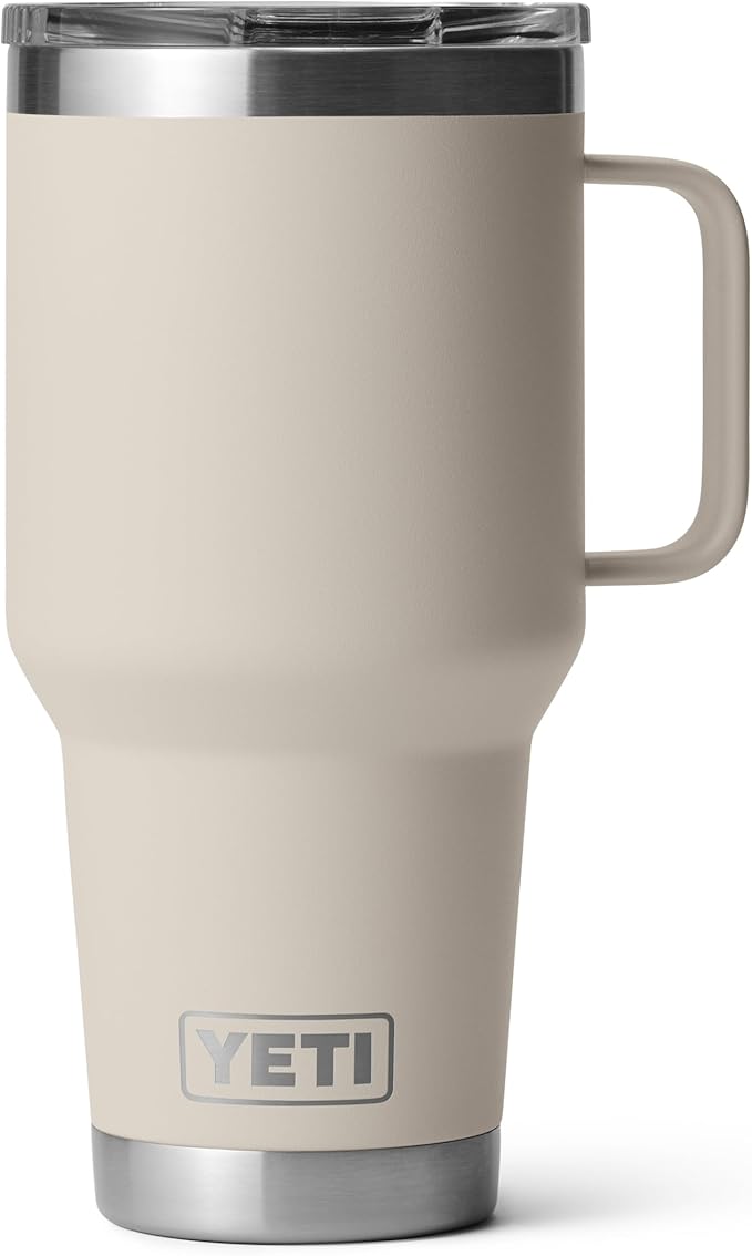 YETI Rambler 30 oz Travel Mug, Stainless Steel, Vacuum Insulated with Stronghold Lid