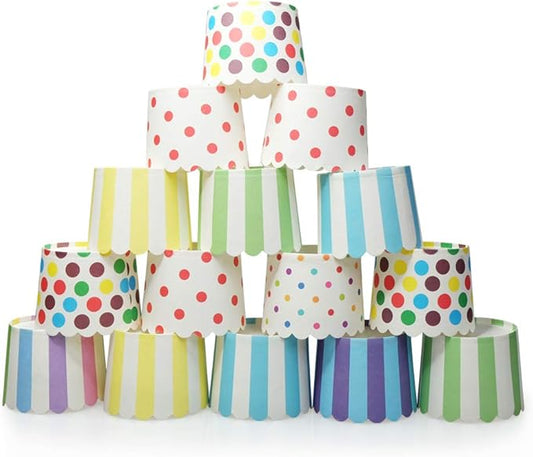 Large Paper Cake Baking Cup Cupcake Muffin Cases diameter 6cm,Set of 100