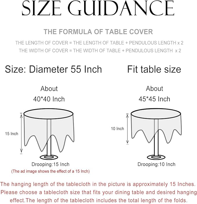 patdrea Designer Vintage Linen Small Round Tablecloth,Cya Ancient Castle and Manor Pattern Tablecloths,Elegant Table Cover Decor for Kitchen Dining Christmas,Thanksgiving,Diameter 55"-Lucerne a
