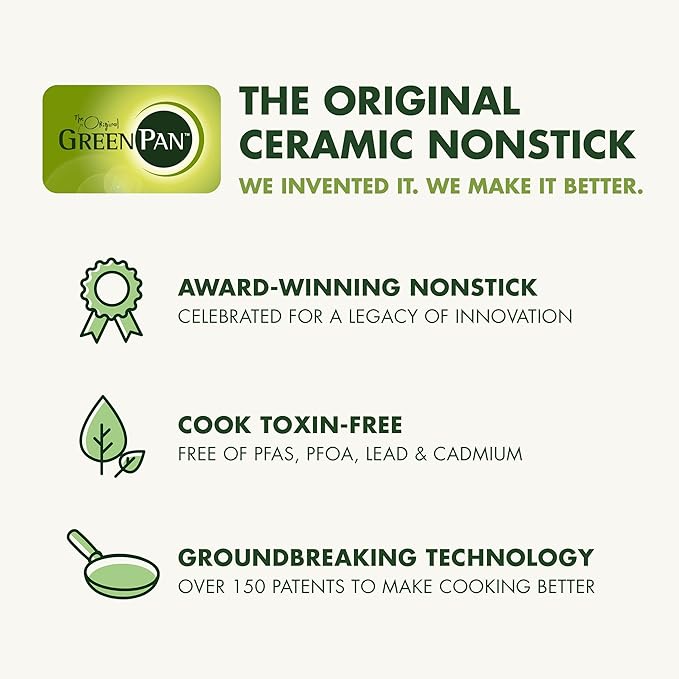 GreenPan Silicone Ultimate Fork, Mixing Stirring Serving, Cooking Kitchen Utensil, Flexible Rubber Nonstick Cookware, Rigid Steel Core, Heat-Resistant, Anti-Slip Handle BPA-Free Dishwasher Safe, Taupe