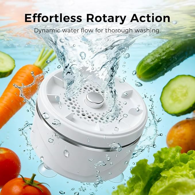 Auiepet Fruit and Vegetable Washing Machine, 2026 New Fruit Cleaner Device with Titanium Electrolysis Purification, Waterproof Fruit and Vegetable Purifier Clean Produce for Home Kitchen (1)