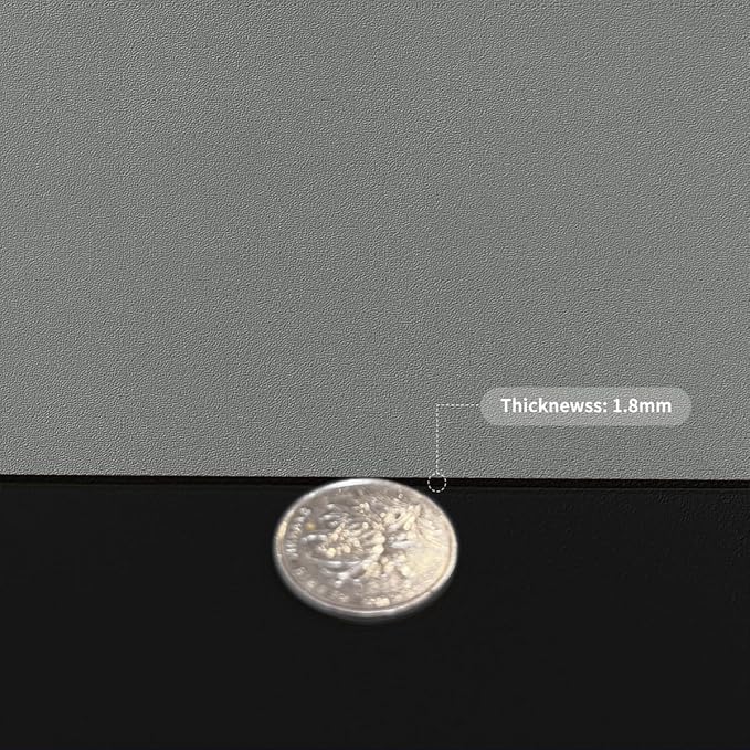 Table Mat - 24x36 Inch Waterproof Anti Overflow Can Cover Up Defects Protect The Surface of Furniture from Scratches Can Be Used for Office Coffee Table Dorm(Black+Gray 24x36)