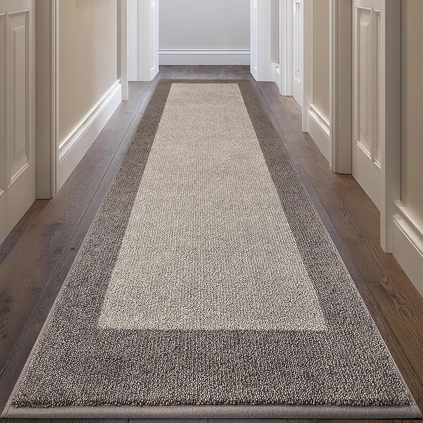 Machine Washable Kitchen Rug 32" x 84", Non Slip Kitchen Mat for Floor, Absorbent Entrance Runner Rug for Bedroom, Hallway, Bathroom, Door (Roll Packing)